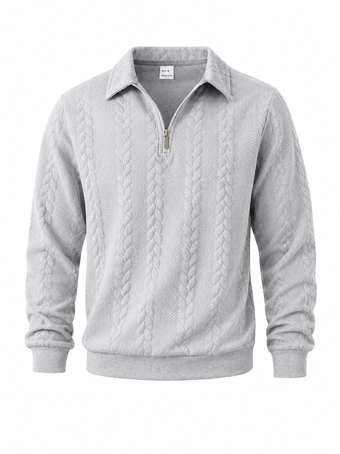 Thomas™ | Comfortabel Gebreid Herentrui met rits