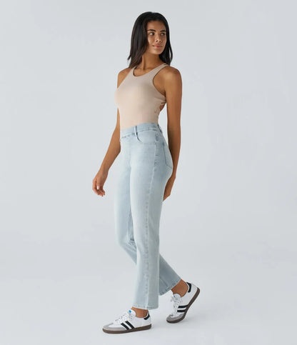 RAFFAELLA | Hoge Taille Ultra Comfortabele Broek met Casual Chic Stijl
