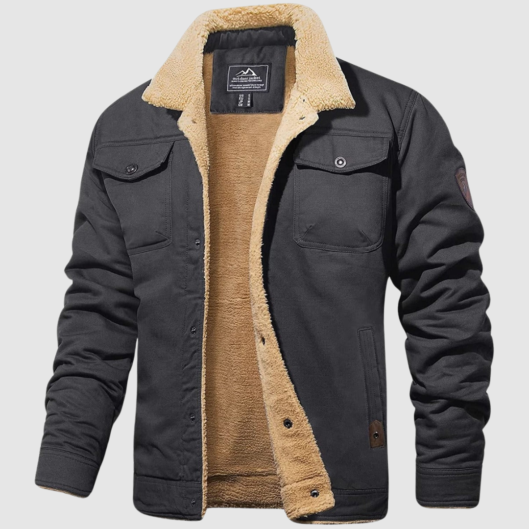 Verhagen® | Stoere gewatteerde heren jas
