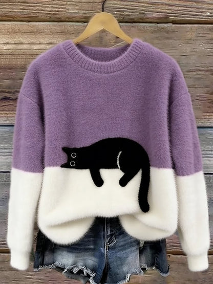 Ottoline | trui met kattenprint