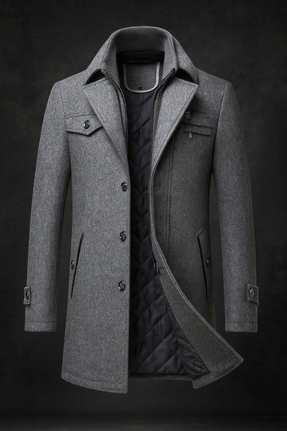 Edward – Luxe Wollen Jas