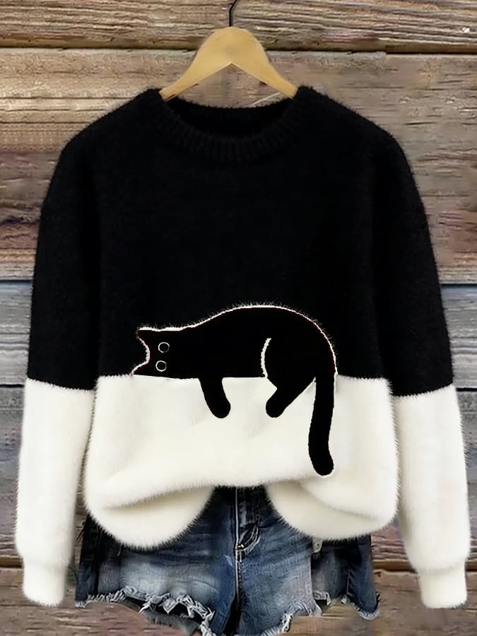 Ottoline | trui met kattenprint