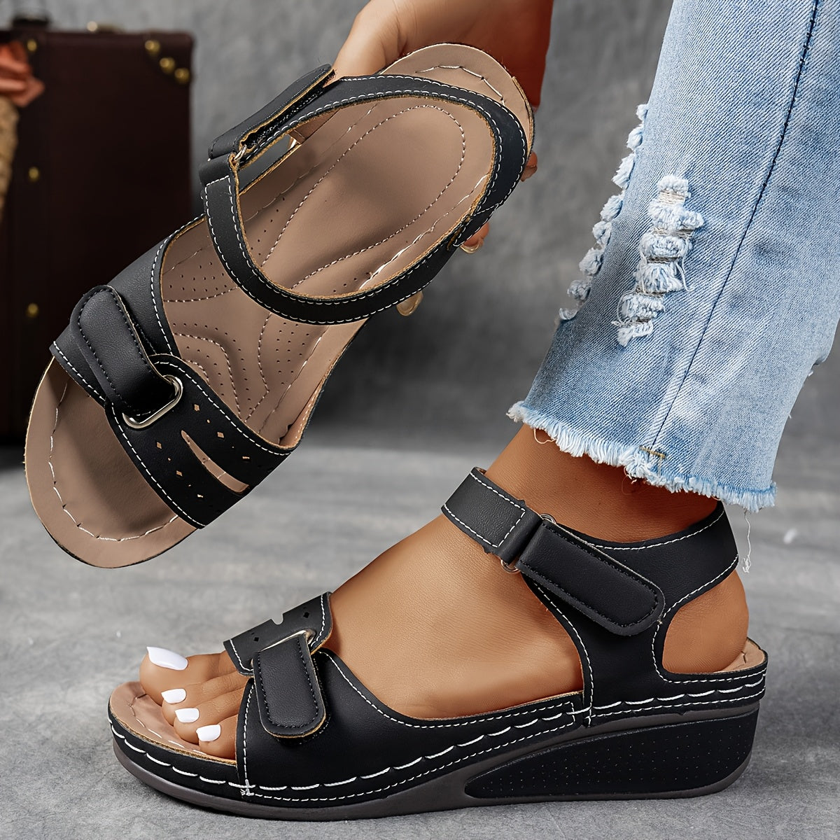 1+1 GRATIS | Orthopedische sandalen Élise