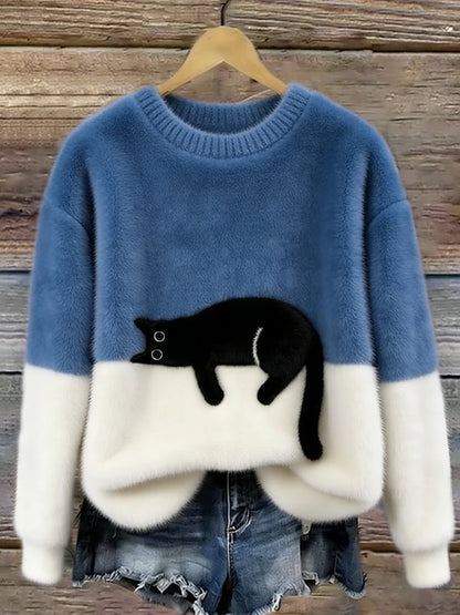 Ottoline | trui met kattenprint