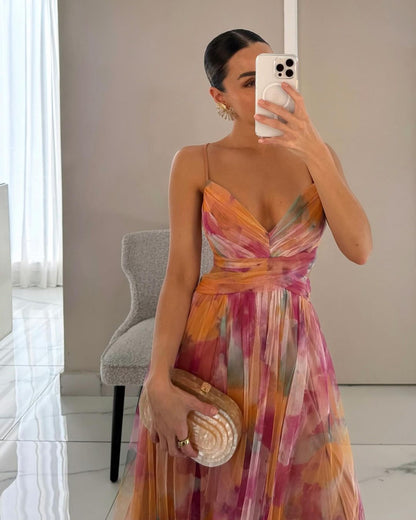 Elira | Maxi Jurk met Flatterende Pasvorm