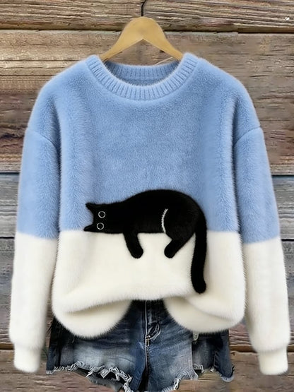 Ottoline | trui met kattenprint