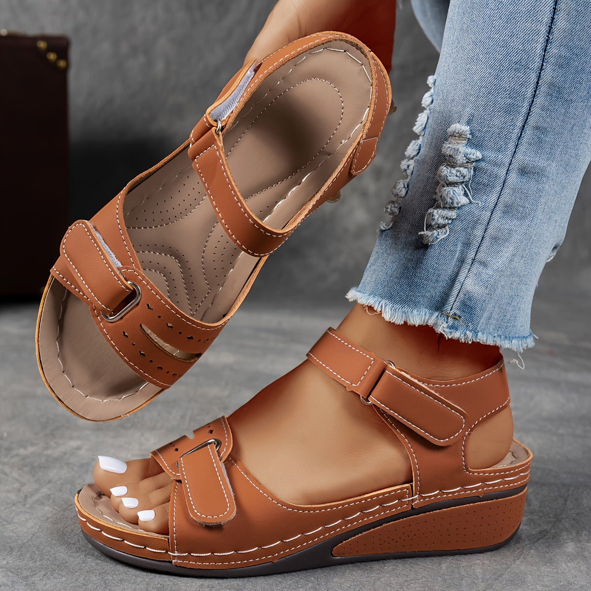 1+1 GRATIS | Orthopedische sandalen Élise