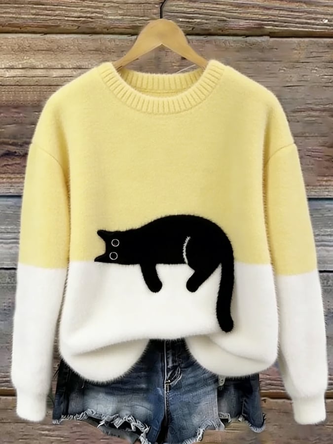 Ottoline | trui met kattenprint