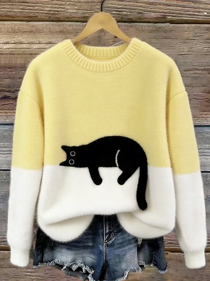 Ottoline | trui met kattenprint