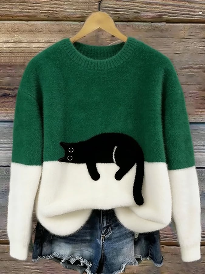 Ottoline | trui met kattenprint