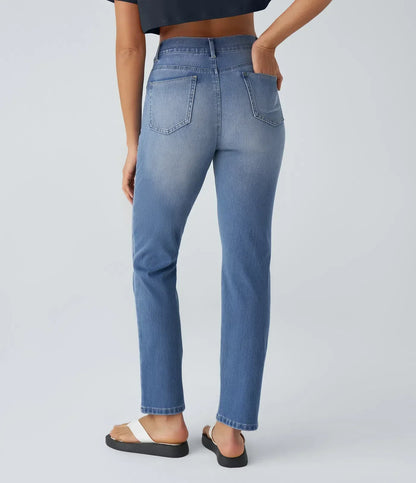 RAFFAELLA | Hoge Taille Ultra Comfortabele Broek met Casual Chic Stijl