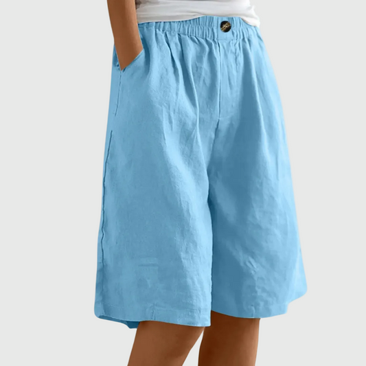 Madeleine | Ruime Shorts met Elastische Taille