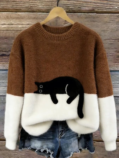 Ottoline | trui met kattenprint