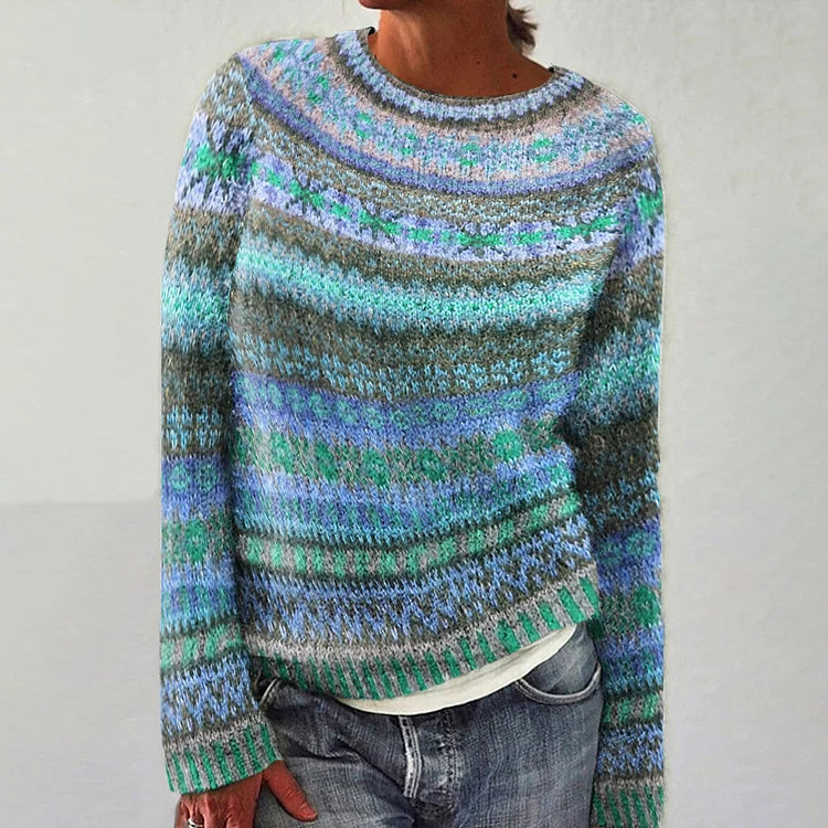 HARPER™ - Kleurrijke Fair Isle-trui