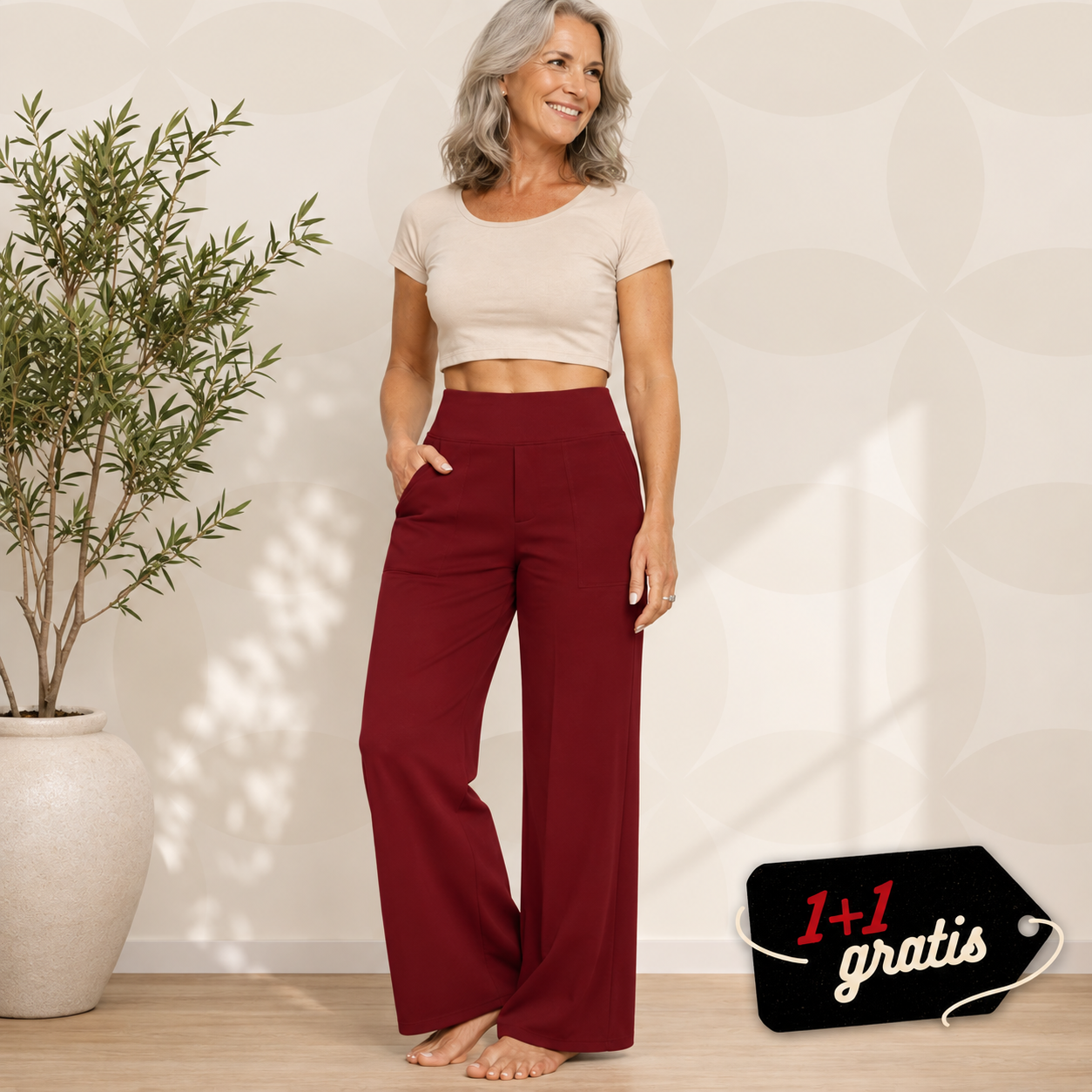 1+1 GRATIS - Anne – Dé comfortabele stretchbroek voor elke vrouw