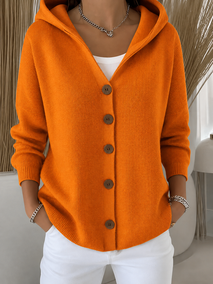 Sophie™ | Comfortabel Gebreid Vest met Capuchon