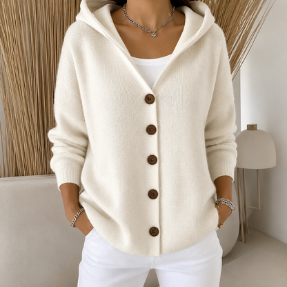 Sophie™ | Comfortabel Gebreid Vest met Capuchon