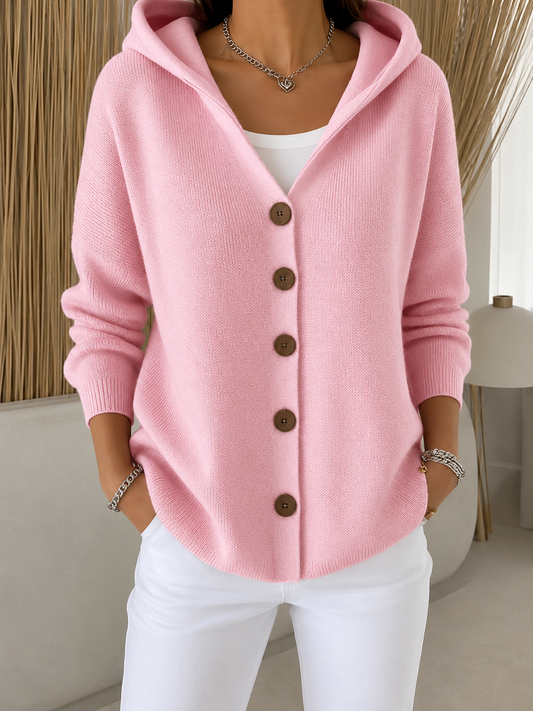 Sophie™ | Comfortabel Gebreid Vest met Capuchon
