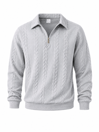 Thomas™ | Comfortabel Gebreid Herentrui met rits
