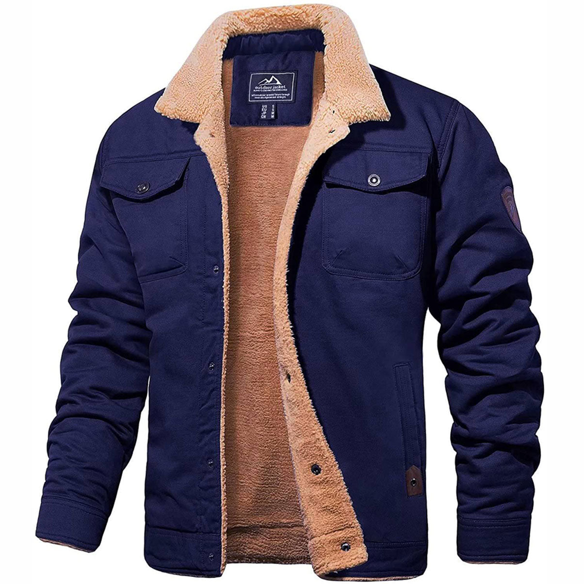 Verhagen® | Stoere gewatteerde heren jas
