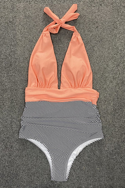 VIOLETTA | Corrigerend Badpak met Buste Ondersteuning en Elegant Bicolor Design