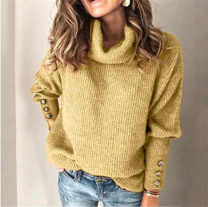 Emmy | Cozy sweater met knopen