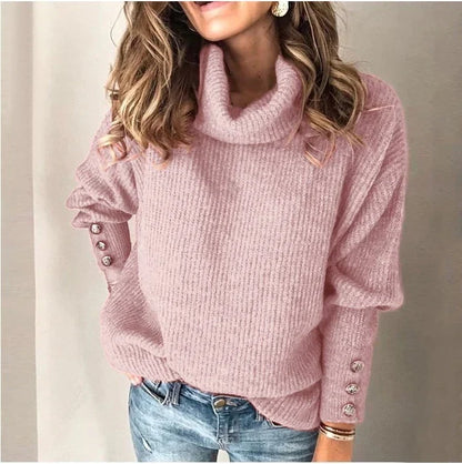 Emmy | Cozy sweater met knopen