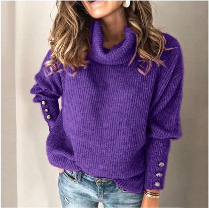 Emmy | Cozy sweater met knopen