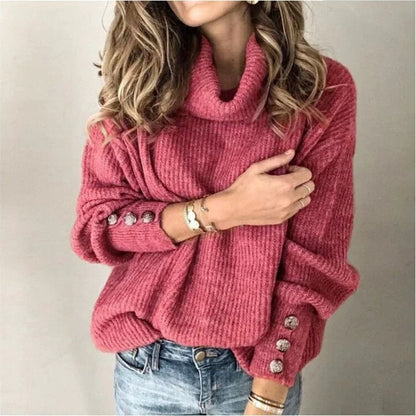 Emmy | Cozy sweater met knopen