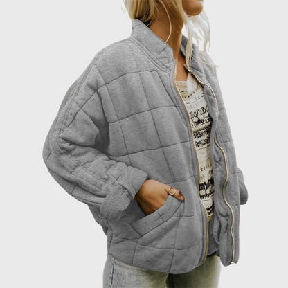 Josiane | Gewatteerde jas met een elegante oversized pasvorm