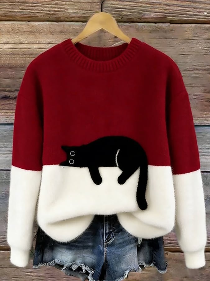 Ottoline | trui met kattenprint