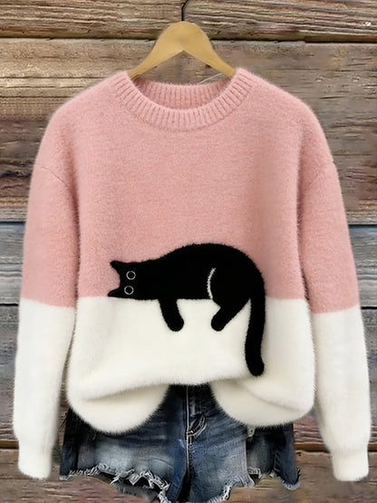 Ottoline | trui met kattenprint