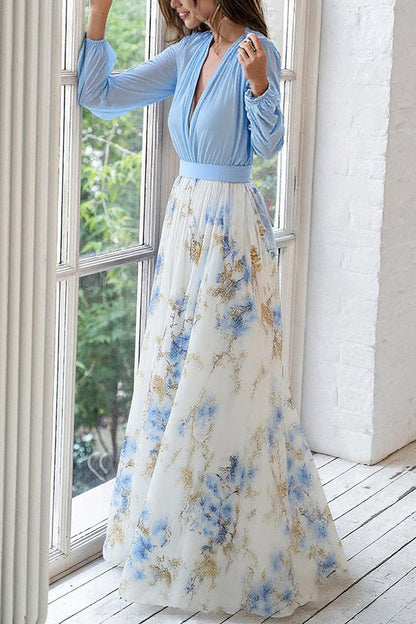 Esmée | Elegante Maxi Jurk met Flatterende Pasvorm