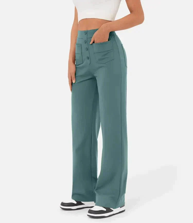 Hoge taille casual elastische broeken