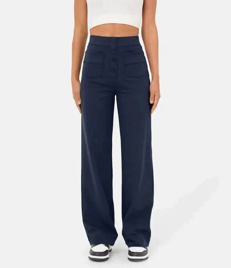 Hoge taille casual elastische broeken
