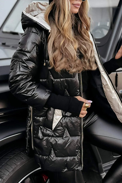 LORETTA | Lange Winterjas met Beschermende Warmte en Tijdloze Elegantie