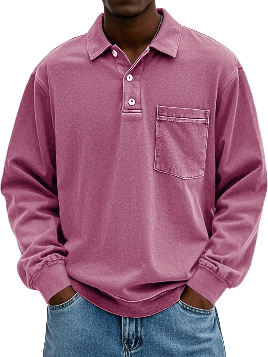 Klassiek Effen Poloshirt