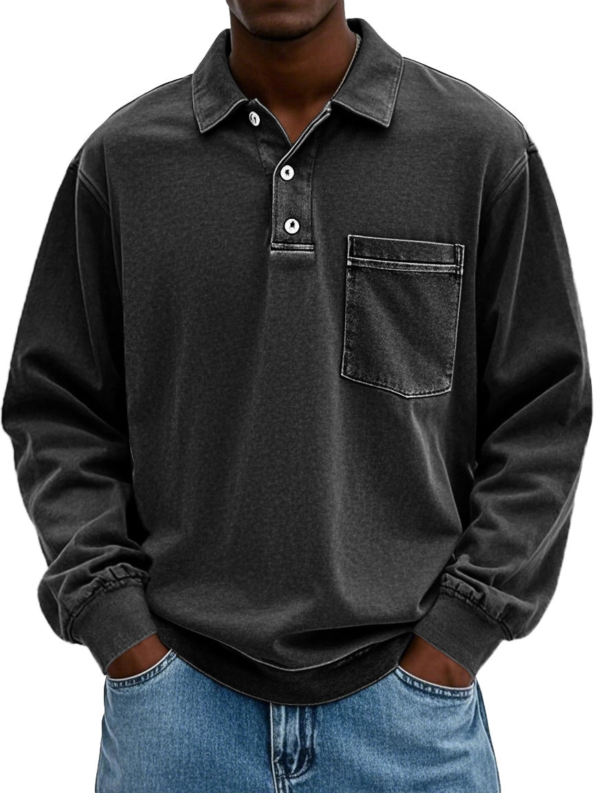 Klassiek Effen Poloshirt