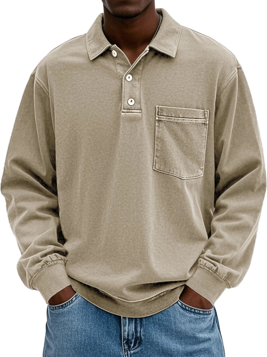 Klassiek Effen Poloshirt
