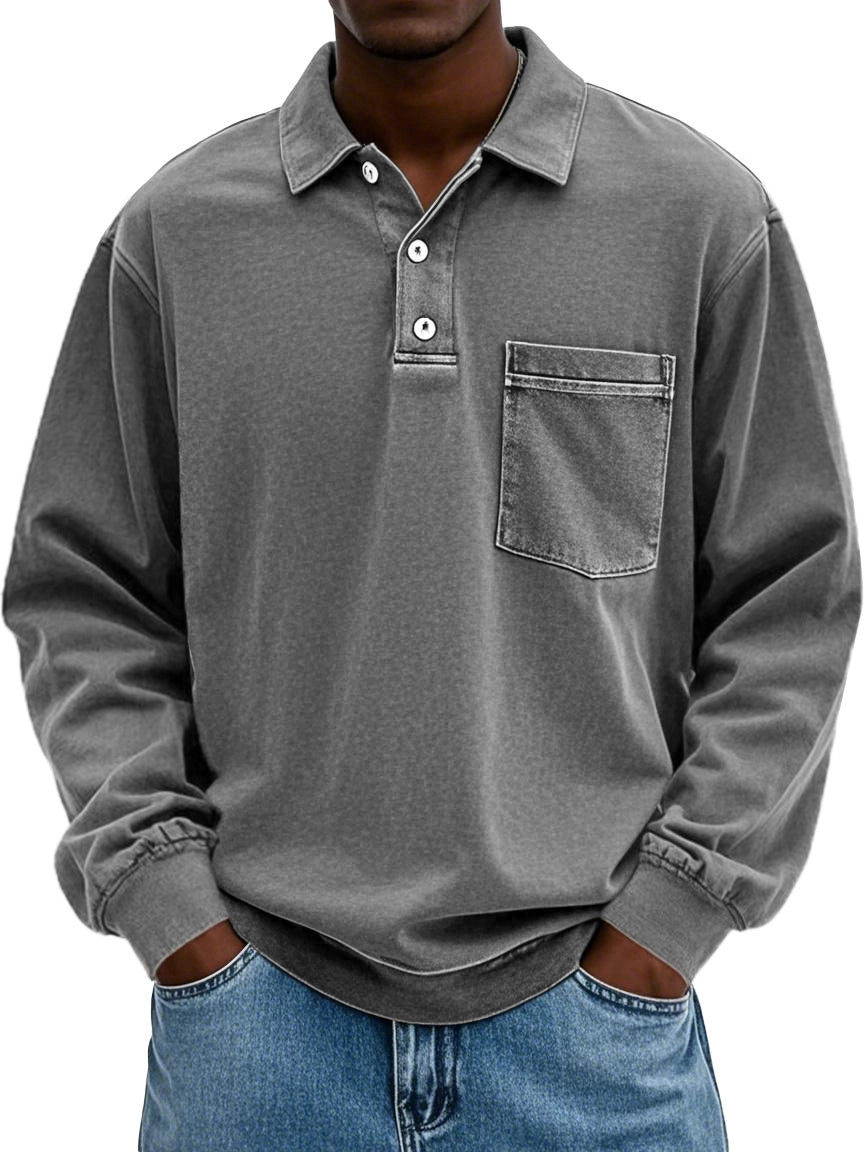 Klassiek Effen Poloshirt