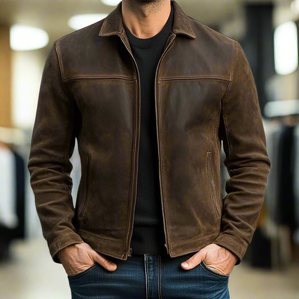 VALON | Premium Leren Jas - Tijdloos Stijl en Comfort